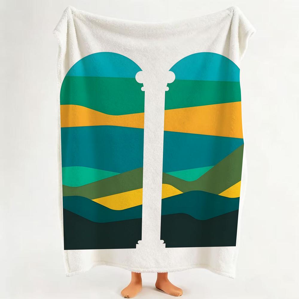 Illustrator G Giacomo Bagnara Throw Flannel Throw Blanket Suitable for Sofa Living Room Bedroom