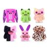 2026 Nuovo Peluche Originale Fuggler Coniglio Dentato Orecchie Rosa Viola Stampa Leopardo Giocattoli alla Moda Collezionabile Per Donne Decorazione Casa Regalo