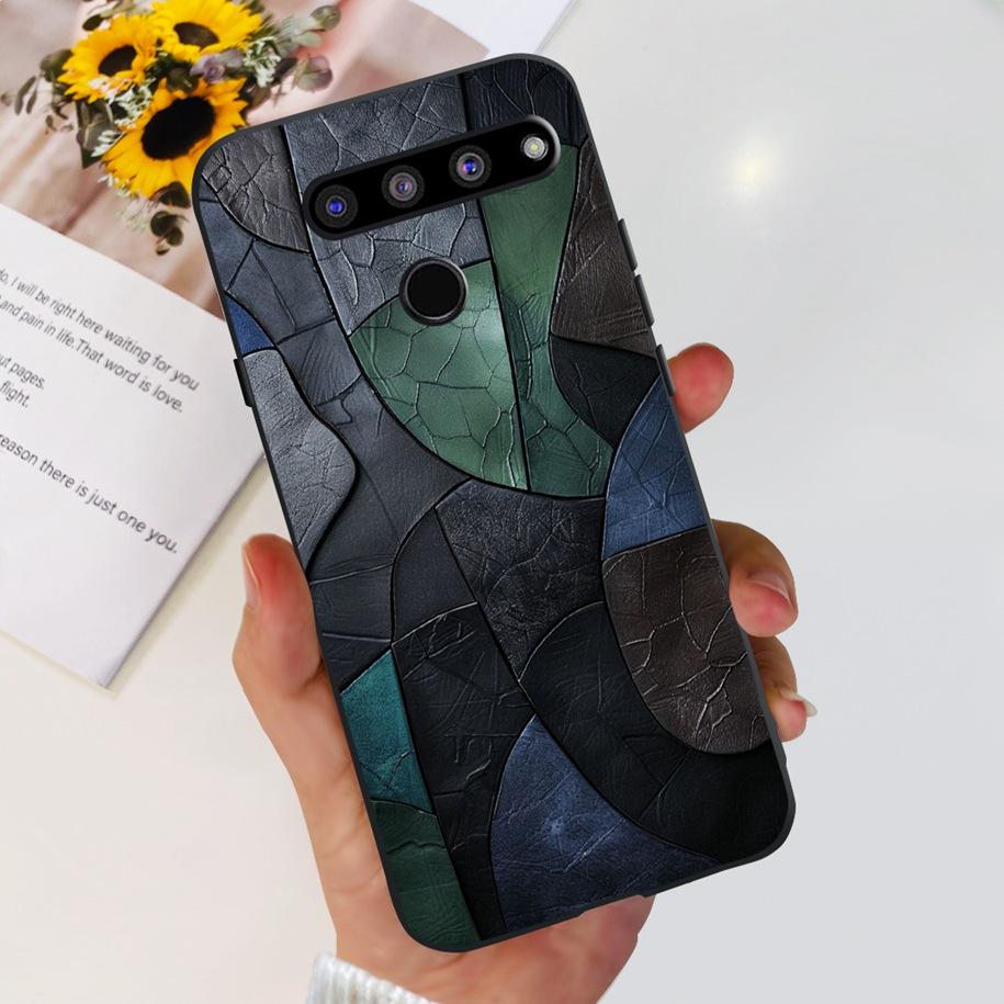 For LG V50 ThinQ 5G Case LM-V500EM Phone Cover Fashion Flower Butterfly Soft Silicone Back Cover For LG V40 V50s Thinq 5G Bumper
