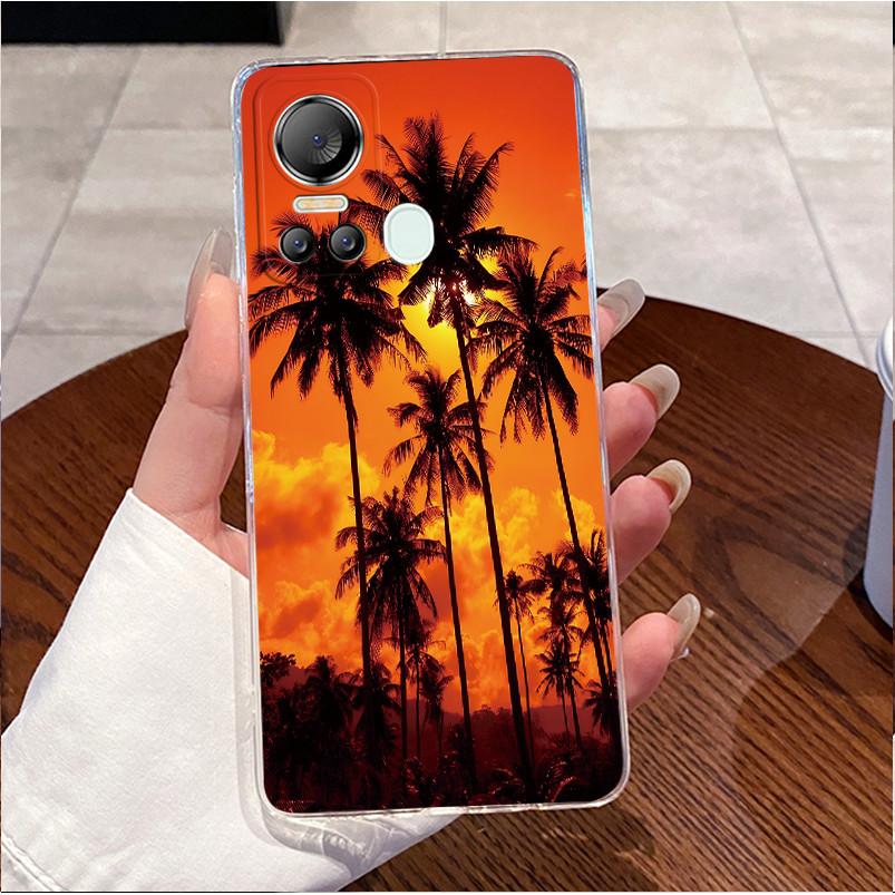 For ITEL S18 S663L Case ITEL Vision 5 S663LC Cover Clear Luxury Funny Cute Love Rabbit Cat Cartoon Painted Silicone Phone Case