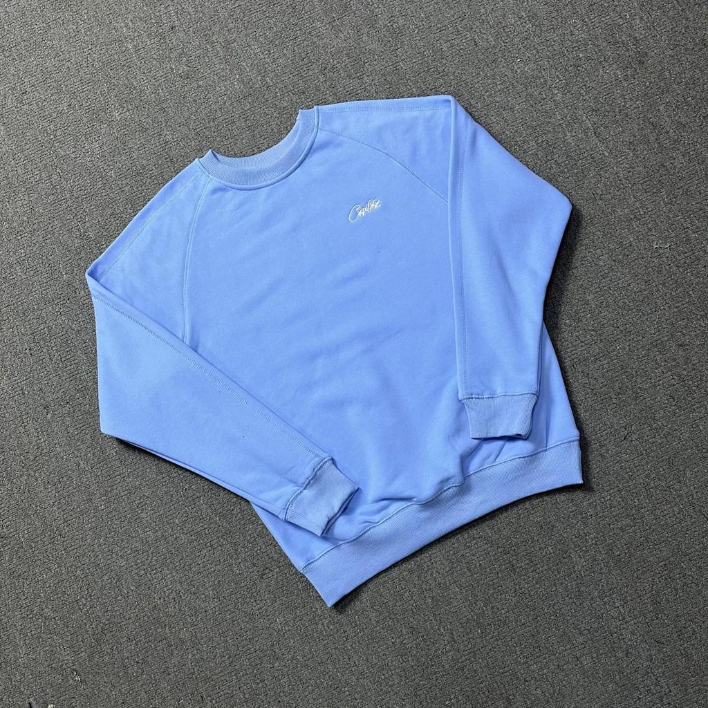 Bluza z kapturem Corteiz Unisex Casual z długim rękawem i okrągłym dekoltem z haftowanym logo