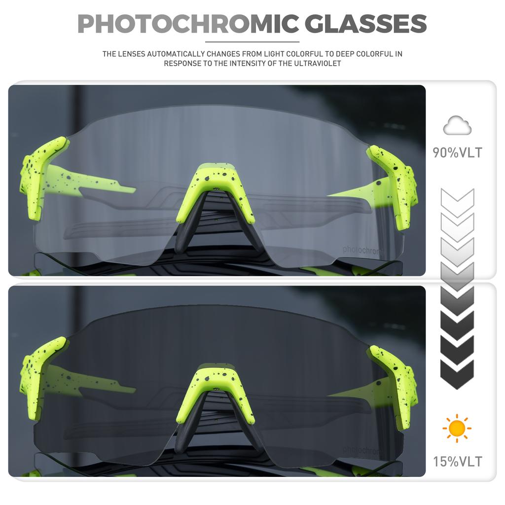 Cycling Glasses Pochromic Bicycle Glasses Men Women Bike UV400 Eyewear Outdoor Sports MTB Sunglasses  Ciclismo