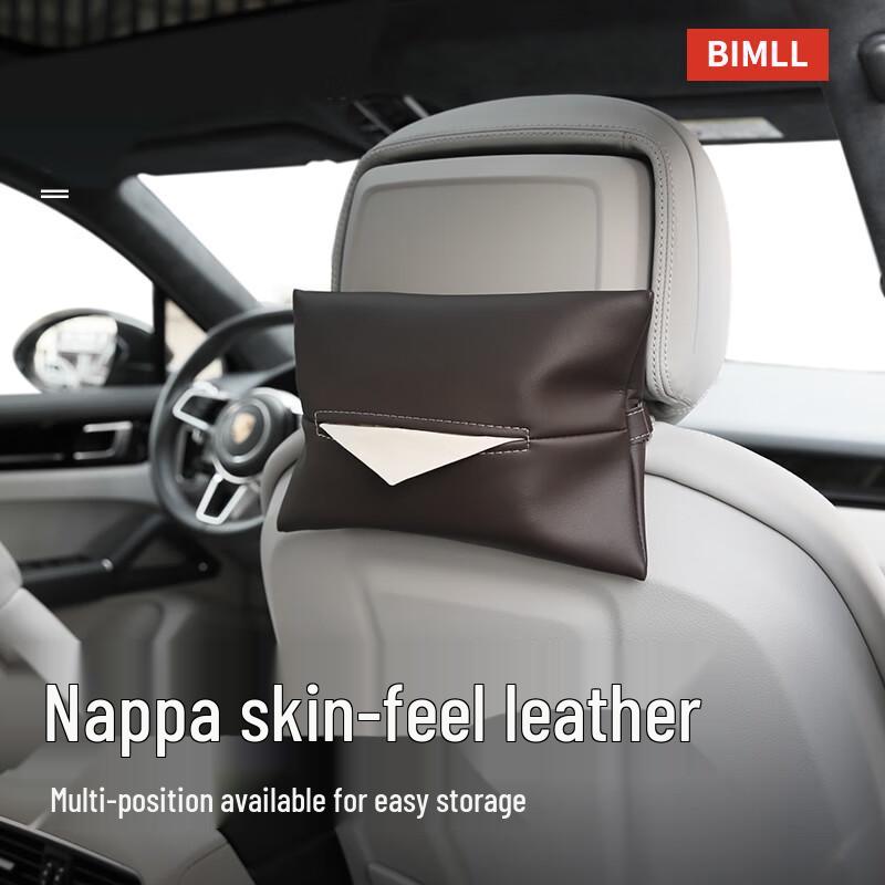NAPPA Leather Car Tissue Box