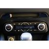 For Mazda CX-5 2017-2024 Black Titanium Center Console Dash CD AC Cover Trim 1PC