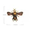 Vintage Pin Anti-Light Bee Brož Oblek Oblek proti hmyzu Příslušenství Pin Brož