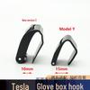 Compatible Hook and Storage Clip for Tesla Model Y Glove Box and Front Passenger Side.