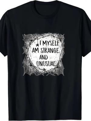 Strange And Unusual Spooky Halloween T Shirt 80s 90s Fans