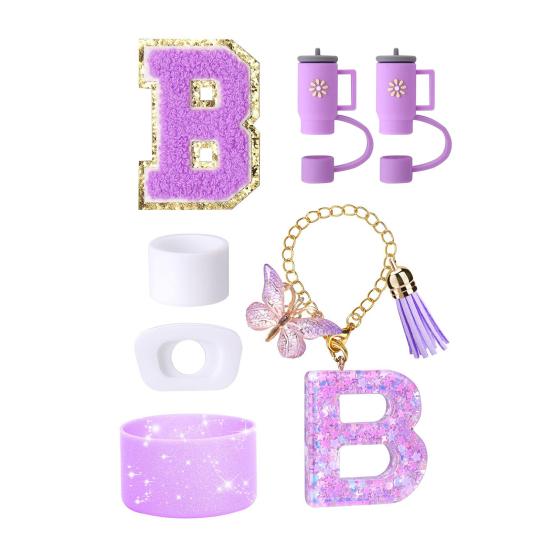 7Pcs Cup Accessories Set for 30/40oz Tumbler Silicone Straw Lid Spill-Proof Stoppers Handle