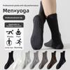 Yogasocken für Herren - Rutschfeste Pilates-Socken aus reiner Baumwolle für Fitness, Laufen und Sport-Bodennutzung