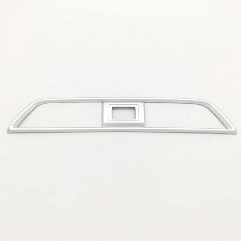 

Для Honda Accord 10th 2018 ABS матовый и углеродное волокно автомобильный средний воздухозаборник декоративная крышка отделка аксессуары для стайлинга автомобилей серебряный