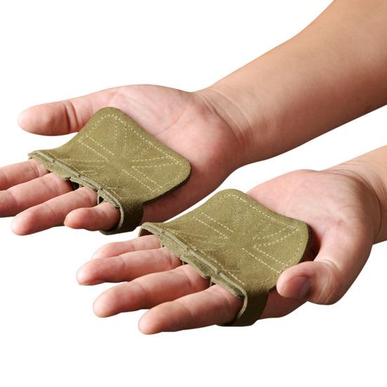 Bekväm tyngdlyftningsträningshandskar Safe Thicken Palm Protection