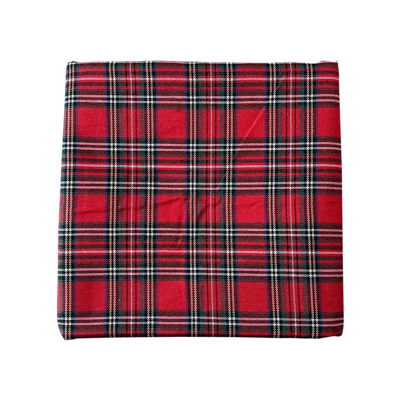 Retro Plaid Christmas & New Year Tablecloth - Internet Celebrity Photo Prop & Decoration