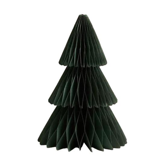 Christmas Tree Decoration Hanging Ornament Easy Assembly Festive Hanging Decor 3D Honeycomb Paper Decoration