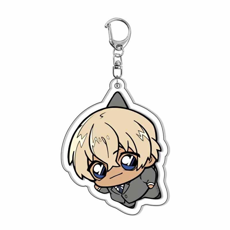 Anime Detective Conan Acrylic Keychain Ran Mori Transparent Charm Figure Merchandise Drop Shipping Cross Border