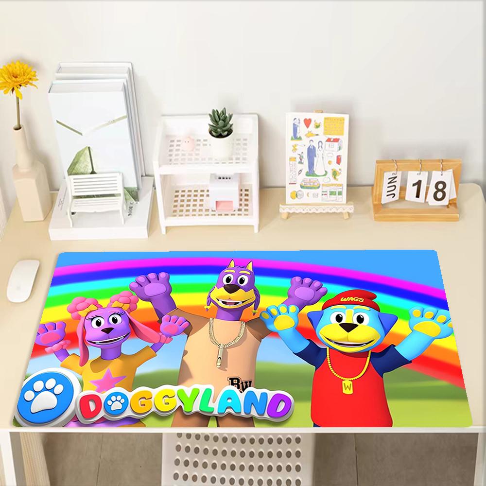 Doggyland Theme Mouse Pad, Non Slip Rubber Base, Multifunctional Office & Home Decor, Perfect for Workspace Personalization.