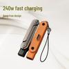 240W Fast Charging Foldable Elbow Adapter & Data Cable for Huawei & Apple
