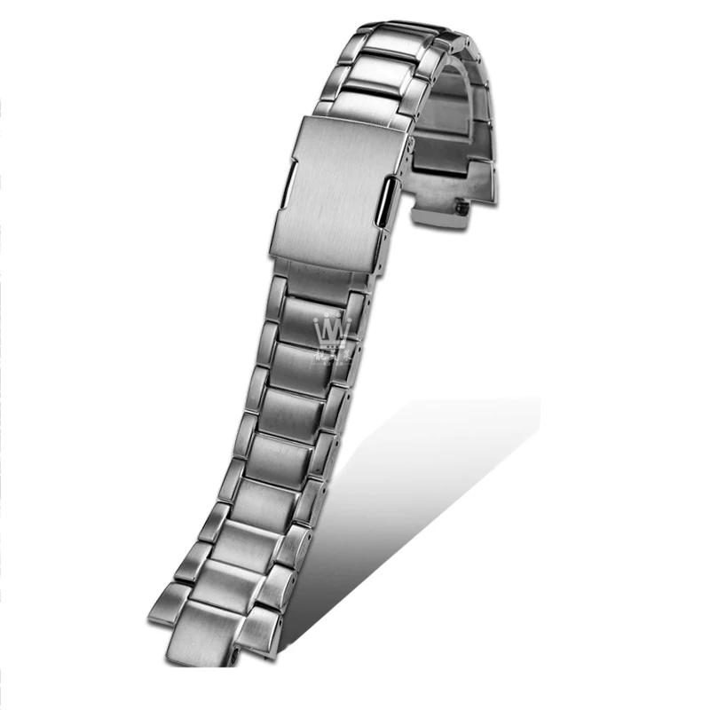 Raised stainless bracelet for Casio EDIFICE series EQW-M1100 EQW-A1000 watchband stainless watch strap 13mm men's wristband