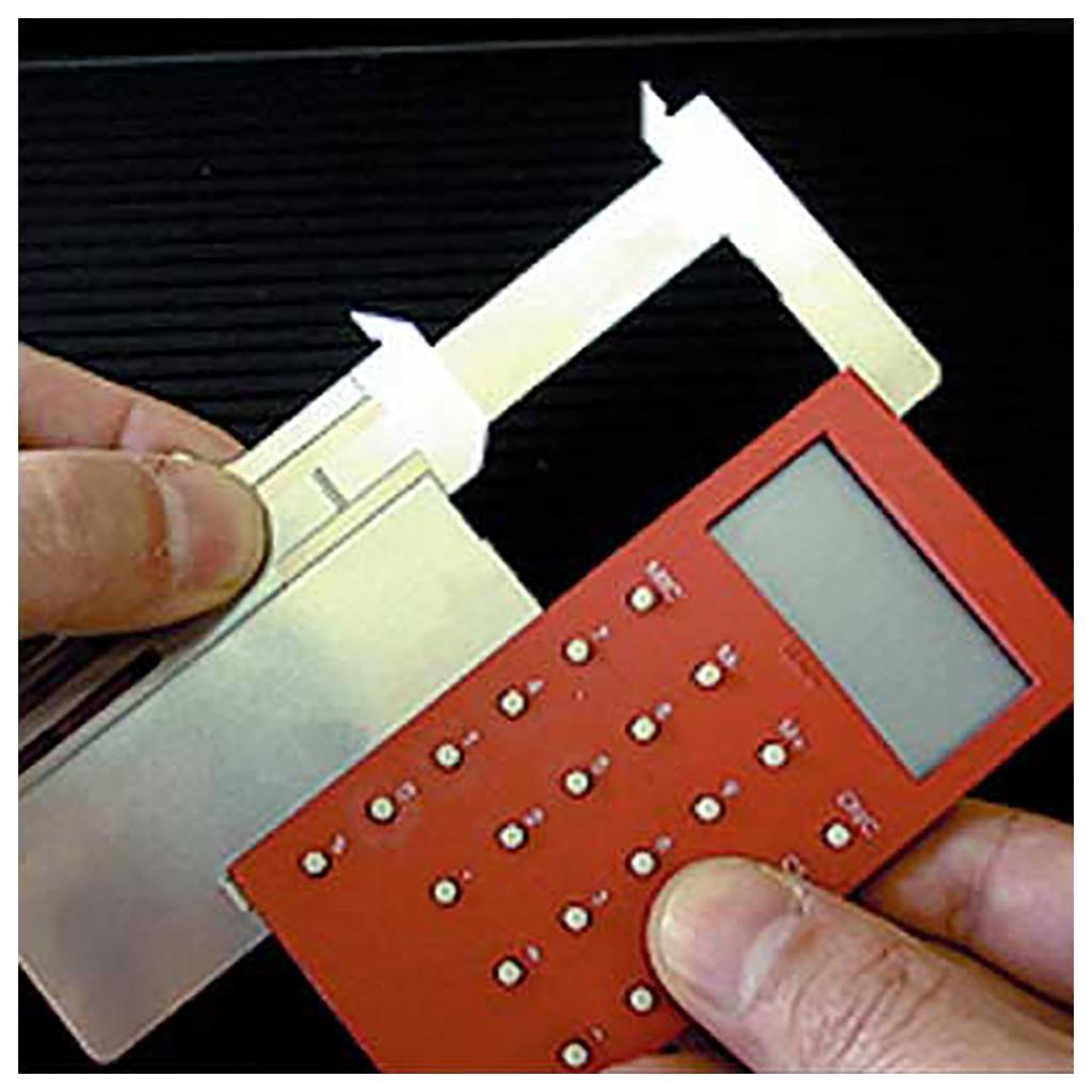 EIGER TOOL Hobby Selection Card Caliper Hobby.SL TYK-10