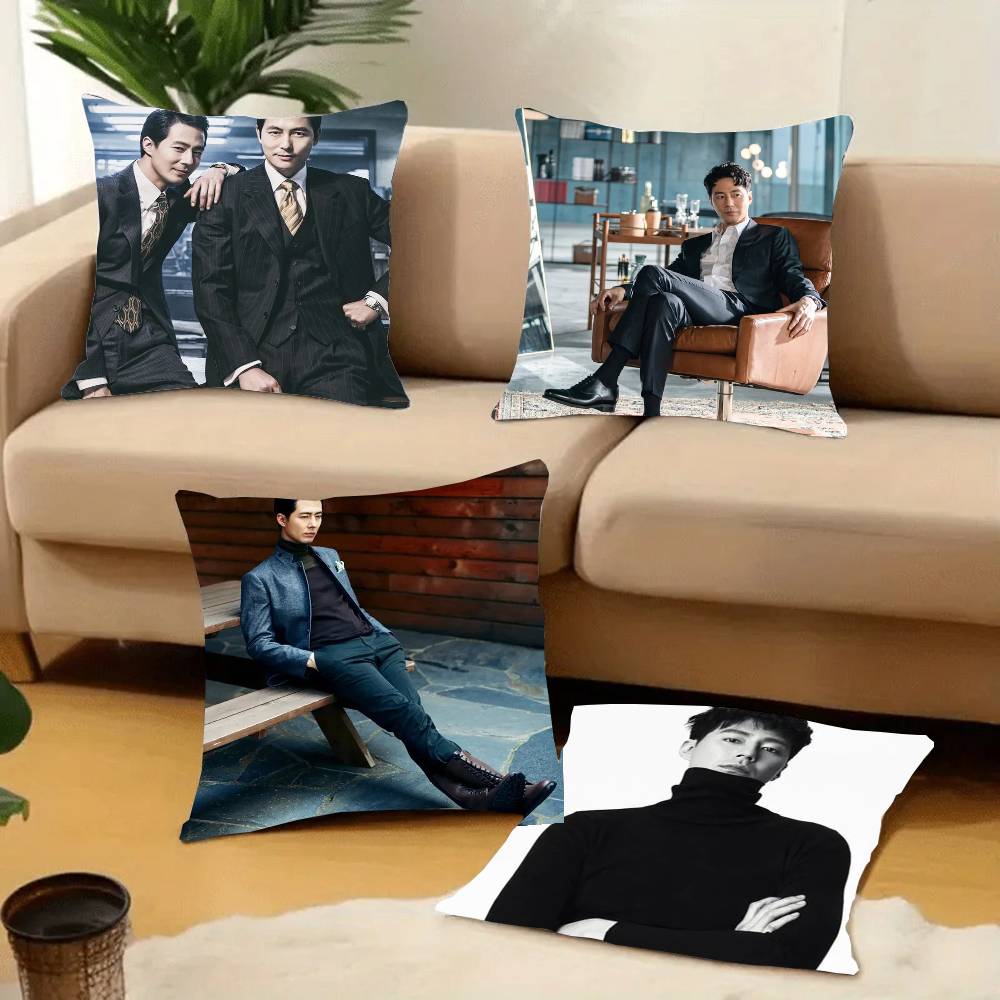 1PC KPOP idol Jo In-sung Pillow Case Square  Bedroom Sofa Leisure Comfort Cushion Car Home Decoration Pillowcase 40x40