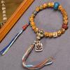 Tibetaanse Jakkenbot & Passievruchtzaad Boeddhistische Gebedskralen Armband