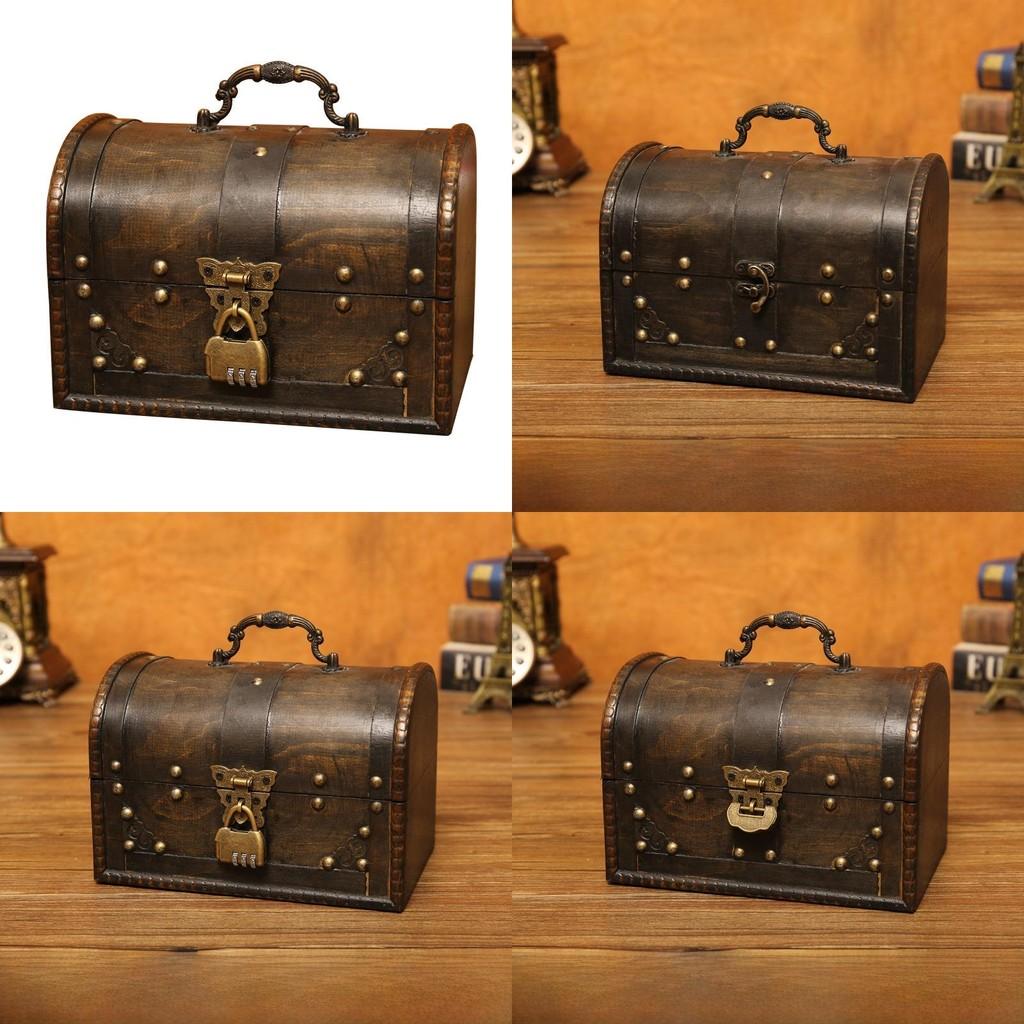 Wooden Classic Storage Chest Boxes For Home Office And Decoration Use Gifts