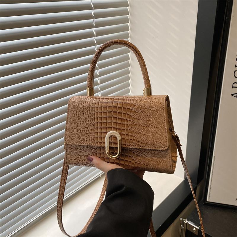 Stylish Pu Crossbody Bag Chic Small Square Handbag For Everyday Casual Fashion