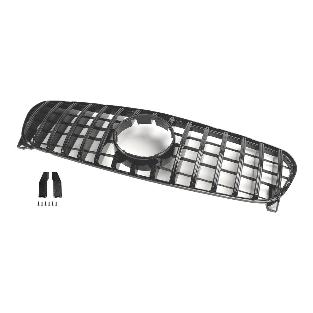 Front Grill Grille Fit Mercedes Benz GLA W156 X156 2017-2019 Facelift Black