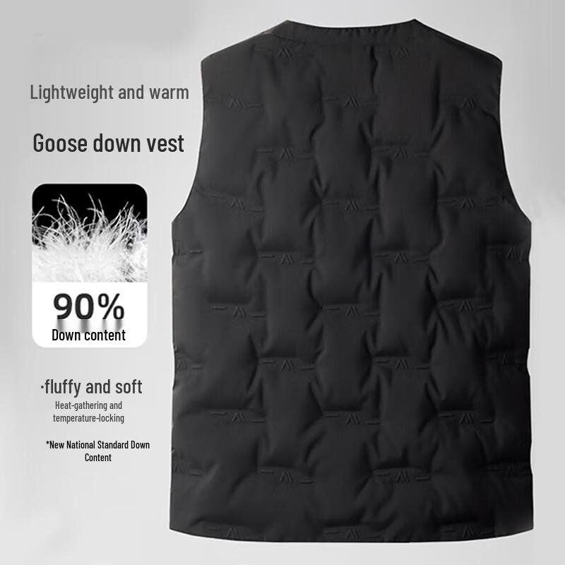 Xue Zhong Fei Men's Lightweight Goose Down Vest X32137593F