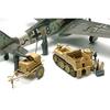 Tamiya 1/48 Military Miniature Series No. 33 German Army Kettenkrad Aircraft Power Supply Vehicle Towing Set Plastic Model 32533