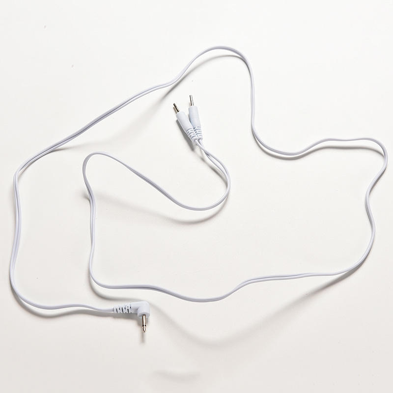 Electrotherapy Electrode Lead Wires Cable For Tens Massager 2.5Mm Connection