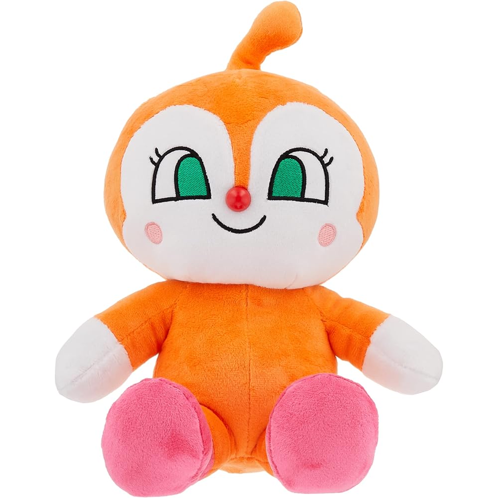 SEGA FAVE Anpanman Fuwarin Smile Plush Toy M Size Dokin-chan Soft Stuffed Animal