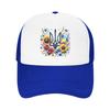 Ukrainian Trident Tryzub Ukraine Mesh Baseball Cap Adult Sport Trucker Worker Cap Dad Hat Sports Cap Summer Trucker Hats