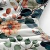 1pc Brushed Floral Print Polyester Fitted Sheet With Elastic Bands Non-Slip Mattress Cover for Single Double King Bed 153*203cm