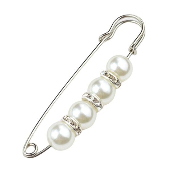 Bezpečnostní brož Jemné zpracování Prevence expozice Atraktivní Faux Pearl Women Safety