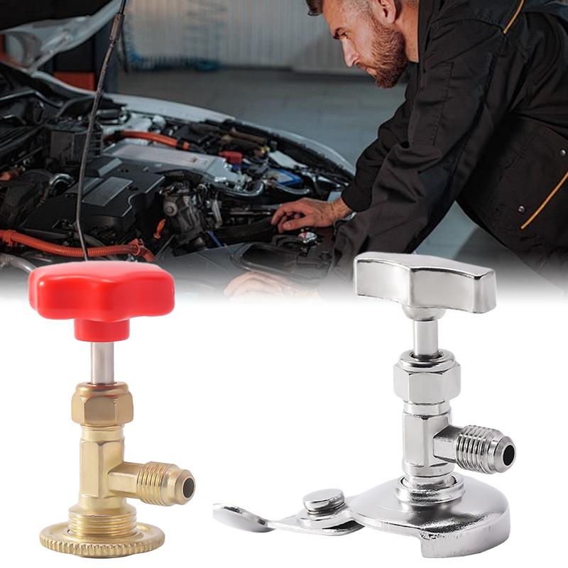 AC Refrigerant Can Tap Can Opener Car Accessories Valve Tool For Air Conditioning Systems Automotive Truck Refilling