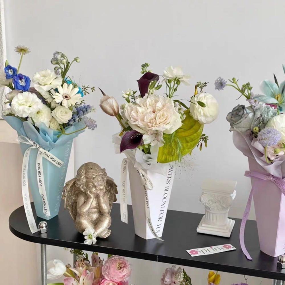 5pc DIY Flower Bundle Box Simple Bouquet Box Creative Flower Arrangement Box Party Supplies