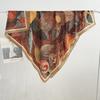 Pastoral Daisy 111 Large Square Scarf Silk Scarf Women's Silk Scarf Air Conditioning Shawl Travel Sunscreen Beach Silk Scarf
