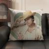 Singer HHarry Music Cushion Cover Natural Linen Organic Fabric DoubleSided Printing Sofa Home Decor Gift Pillow Case