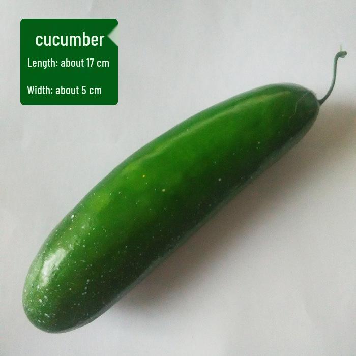 Simulation Cucumber & Bottle Gourd Model - Educational & Photography Props