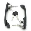 6N0837207CD KLAMKA DRZWI PRZEDNIE LEWA PRAWA Z CYLINDREM BLOKADY do VW POLO 6N 6N1 6N2 do SHARAN SEAT ALHAMBRA GALAXY 6N0837207C