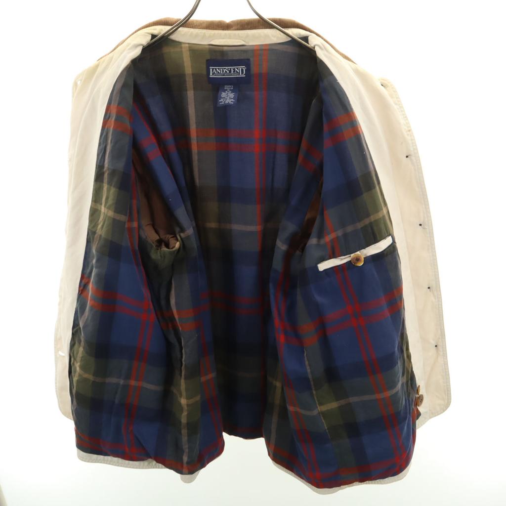 LANDS' END 90er Jahre Alter Overall XL Elfenbein Damen Gebraucht