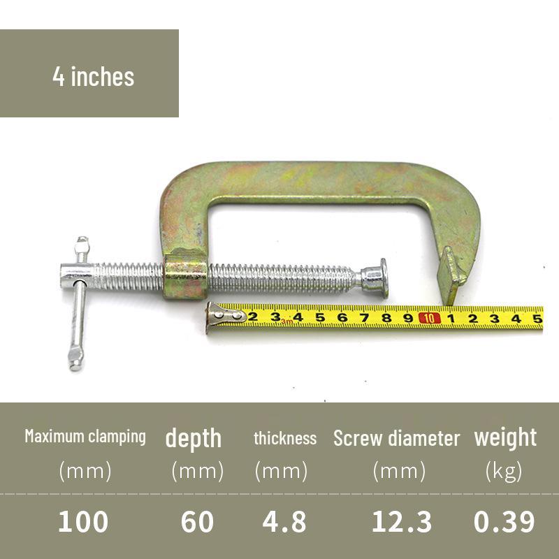 Heavy Duty Quick-Fix Woodworking Clamps: F-Clamp, G-Clamp, G-Type, Hose Clamp, Panel Clamp