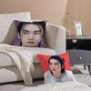 Thai Actor BBoss Chaikamons Star Cushion Cover Throw Pillow Cover Hidden Button Durable Polyester Chair Cushion