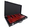 Xilofone de Madeira Xixining com 25 Notas Instrumento de Percussão de Mesa com 2 Baquetas Brinquedo de Educação Musical Habilidades Motoras Finas Tambores Performance