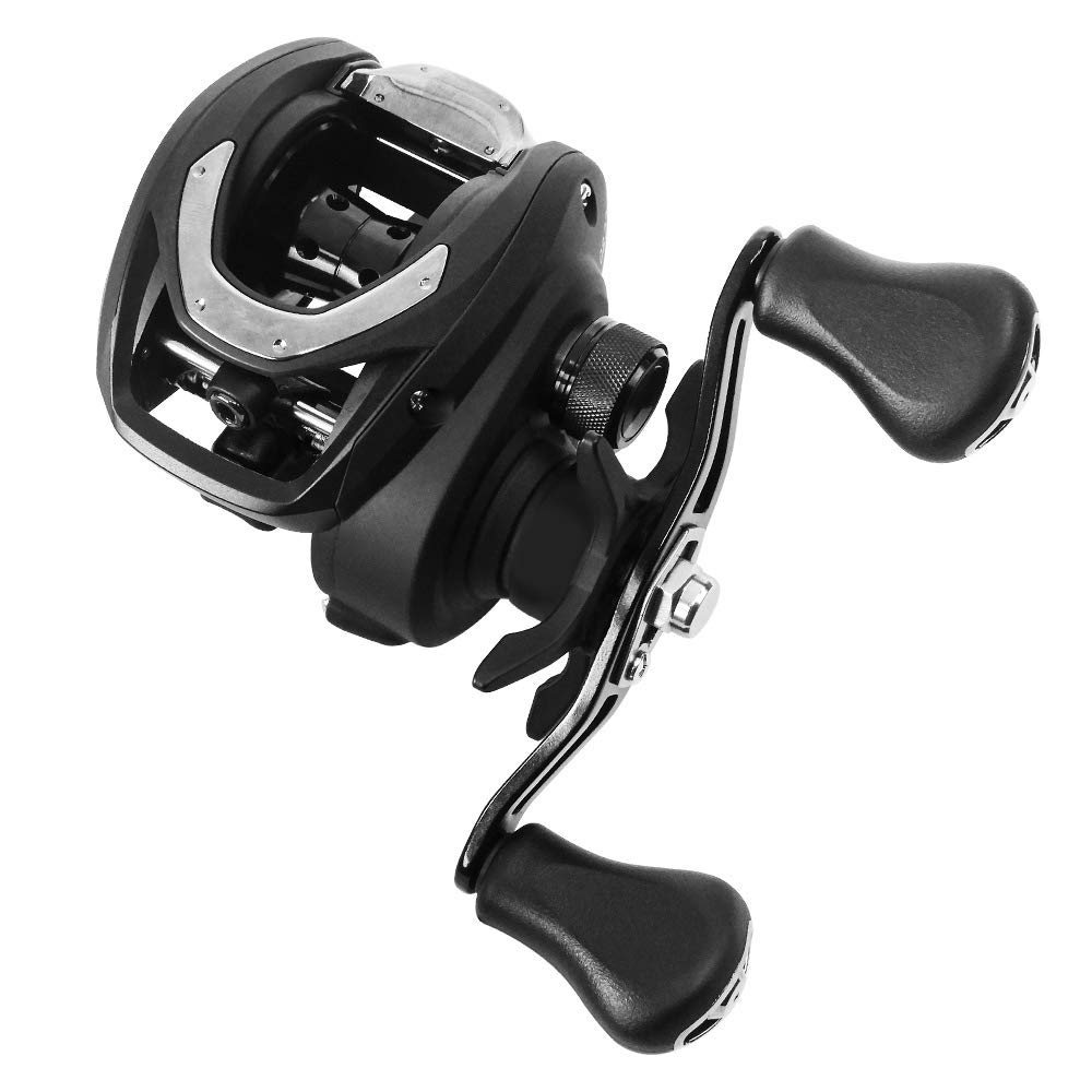 

Daiwa CC80 Casting Gear 15lb Max Black Reel, 7.51 Ratio, 4BB+1RB Bearings, Drag, Left-Handed, CC80HSL,