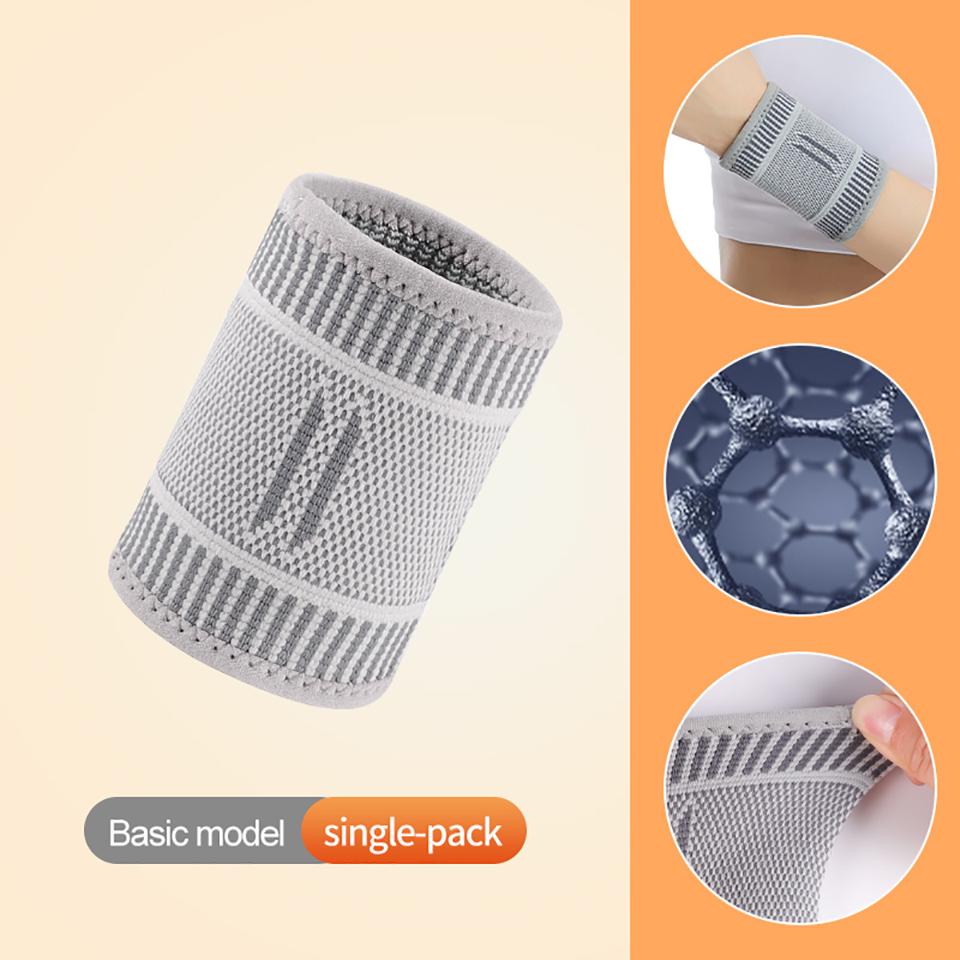 

1Pcs Graphene Wrist Guard Self-heating And Warming Mugwort Joint Soreness Sprain Of The Tendon Sheath Hand Wrist Guard Men Women L