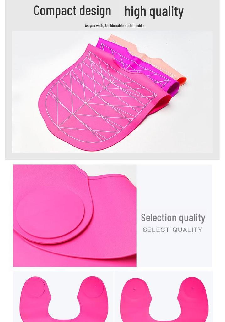 Silicone Hairdressing Neck Wrap Shawl for Perming, Dyeing, and Cutting - Anti-Split Ends, Oil Treatment, Portable Hair Styling Tool