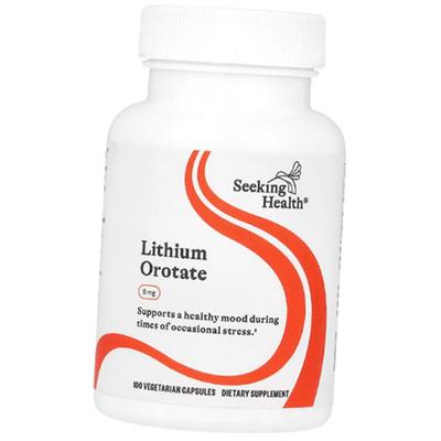 Orotate de Lithium, Lithium Orotate 5, Seeking Health 100 gélules (36691001)