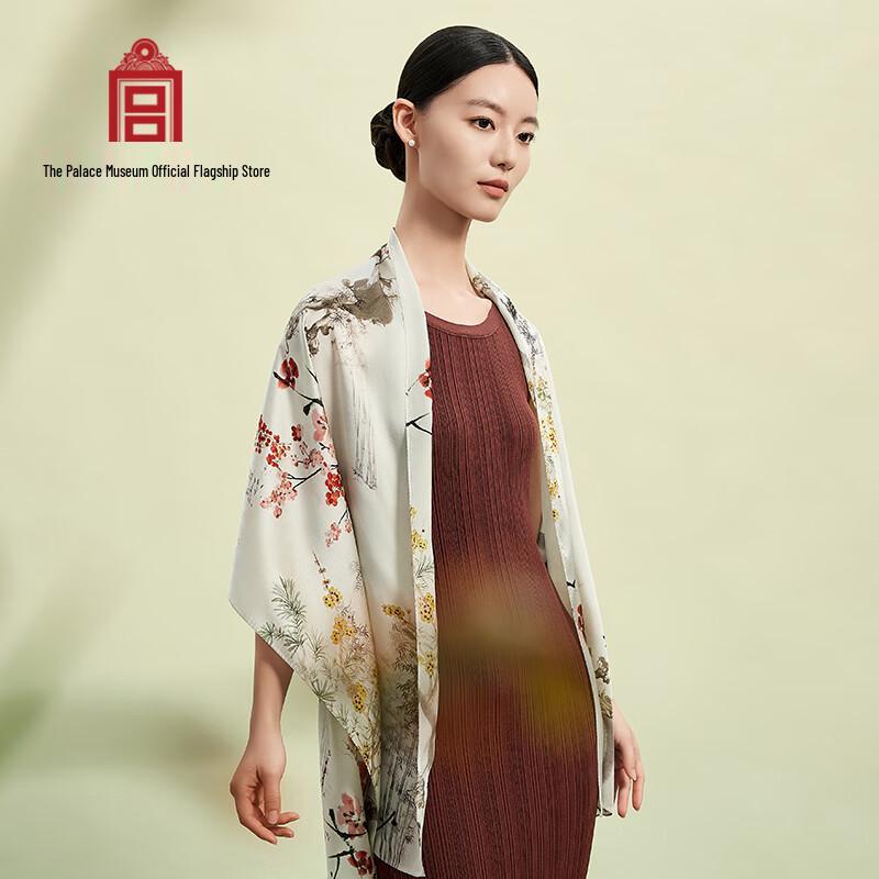 

Культура Запретного города Гунли Двусторонний шарф из тутового шелка