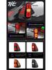 LED Flowing Water Taillight Assembly for 2015-2025 Toyota Hilux REVO
